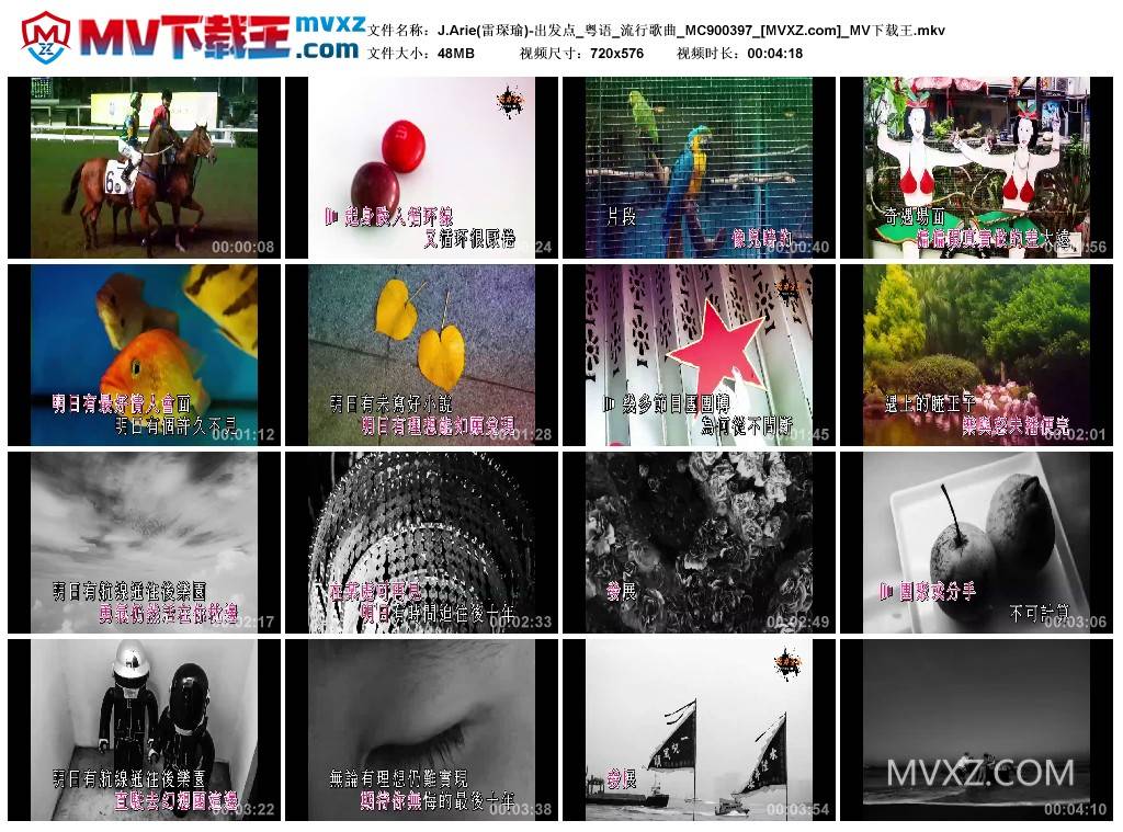 J.Arie(雷琛瑜)-出发点_粤语_流行歌曲_MC900397